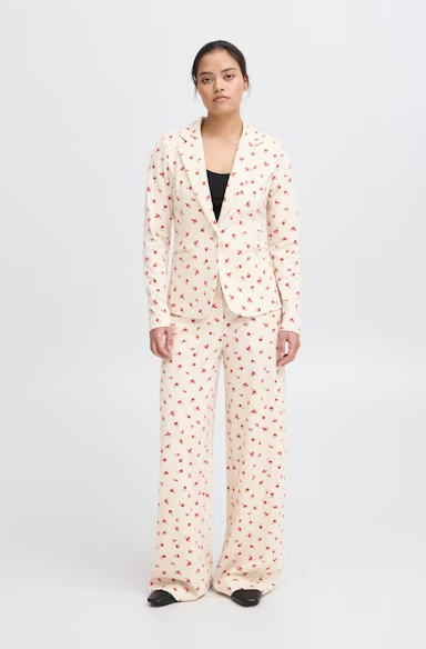 IHKATE BLAZER "GERANIUM FLOWER AOP"