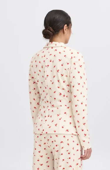 IHKATE BLAZER "GERANIUM FLOWER AOP"