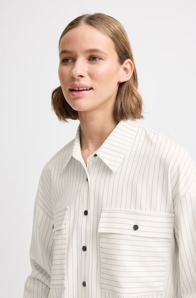 BYDANNIA SHIRT "BIRCH MIX"
