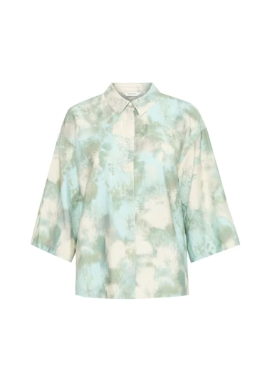 BYIBINE SHIRT "BLUE HAZE BLUR"