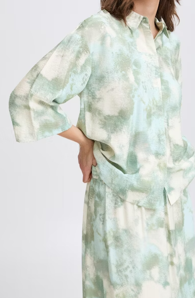 BYIBINE SHIRT "BLUE HAZE BLUR"