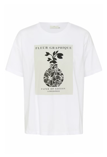 KAFIN T-SHIRT "OPTICAL WHITE'