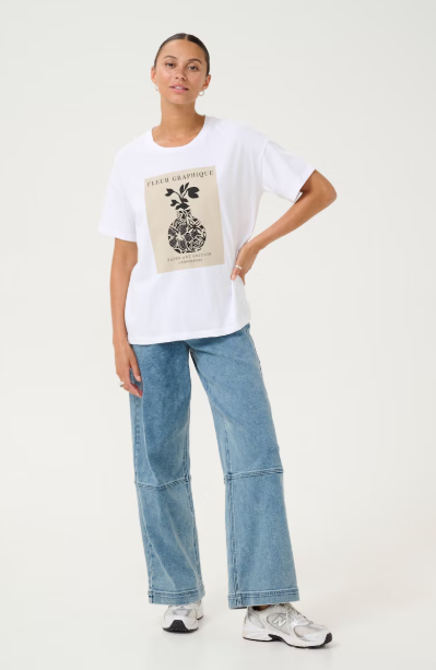 KAFIN T-SHIRT "OPTICAL WHITE'