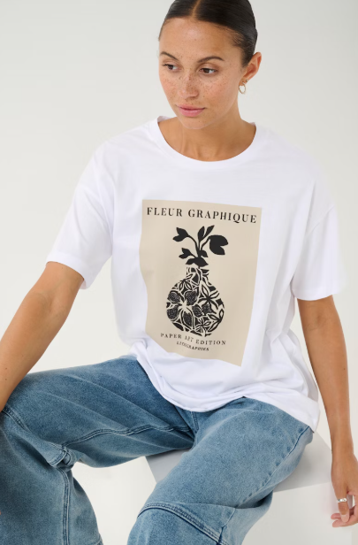 KAFIN T-SHIRT "OPTICAL WHITE'