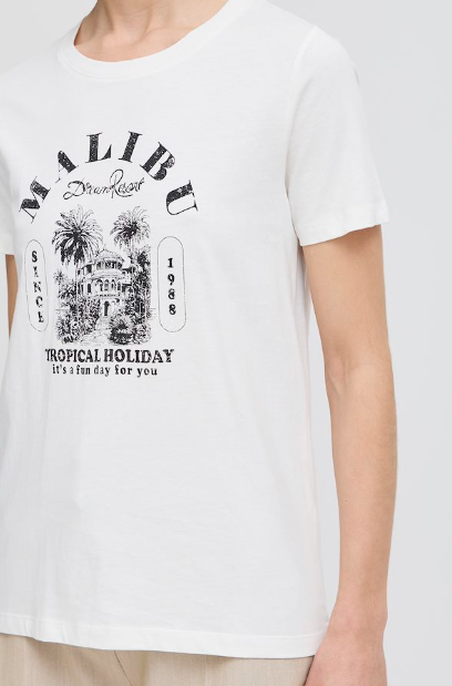 BYSOBBE T-SHIRT "MARSHMALLOW"