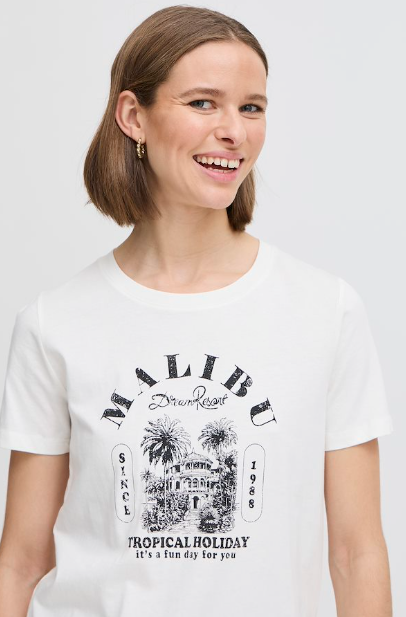 BYSOBBE T-SHIRT "MARSHMALLOW"