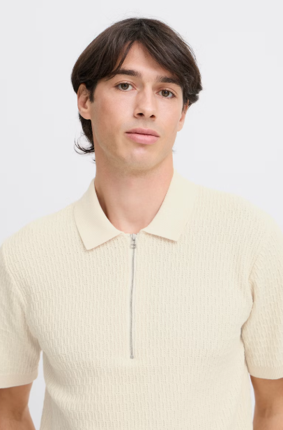 CFJOE SS STRUCTURED POLO KNIT "RUTABAGA"