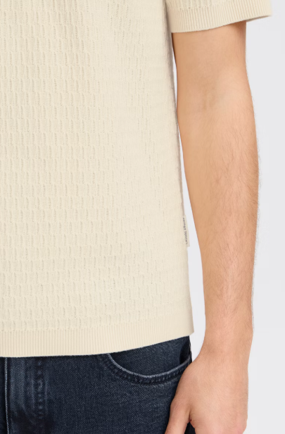 CFJOE SS STRUCTURED POLO KNIT "RUTABAGA"