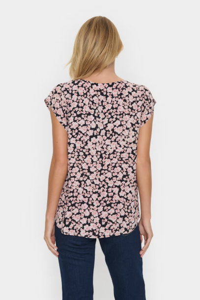 BLANCASZ TOP "BLACK MAUVEGLOW"