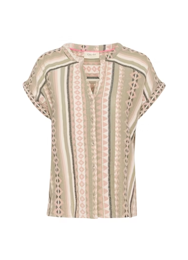CRSOLA BLOUSE "TEA JACQUARD"