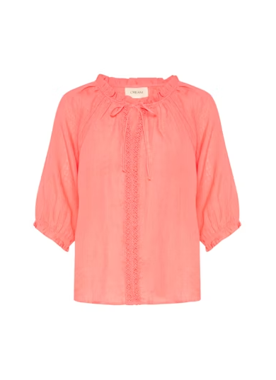 CRBELLIS LINEN BLOUSE "PORCELAIN ROSE"