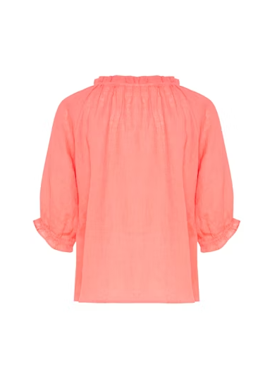 CRBELLIS LINEN BLOUSE "PORCELAIN ROSE"
