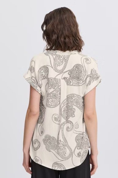 FROLINE SHIRT "WHISPER WHITE PRINT"