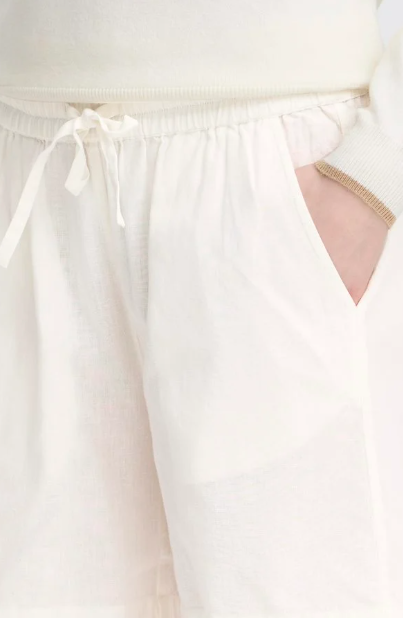 FRMADDIE SHORTS "WHISPER WHITE"
