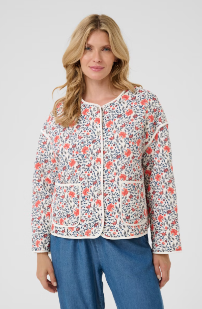 CRNAOMI JACKET "PORCELAIN ROSE FLOWER"