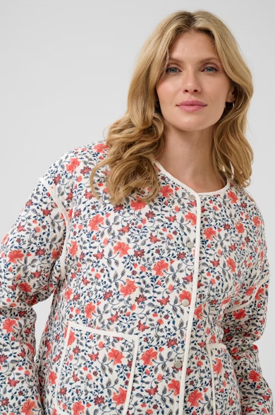 CRNAOMI JACKET "PORCELAIN ROSE FLOWER"