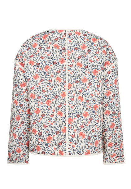 CRNAOMI JACKET "PORCELAIN ROSE FLOWER"