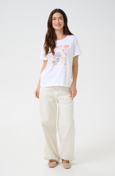 CRTRIA T-SHIRT "FLORAL SEQUIN"