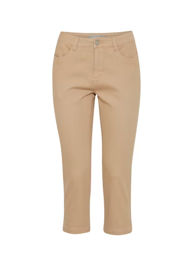 FRFOTWILL CAPRI PANTS "SILVER MILK"