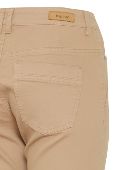 FRFOTWILL CAPRI PANTS "SILVER MILK"