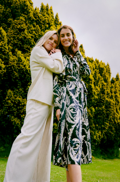 BYFLAIR DRESS "BLACK PAISLEY"