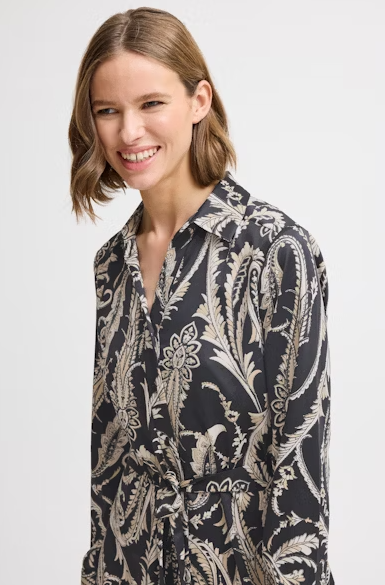 BYFLAIR DRESS "BLACK PAISLEY"