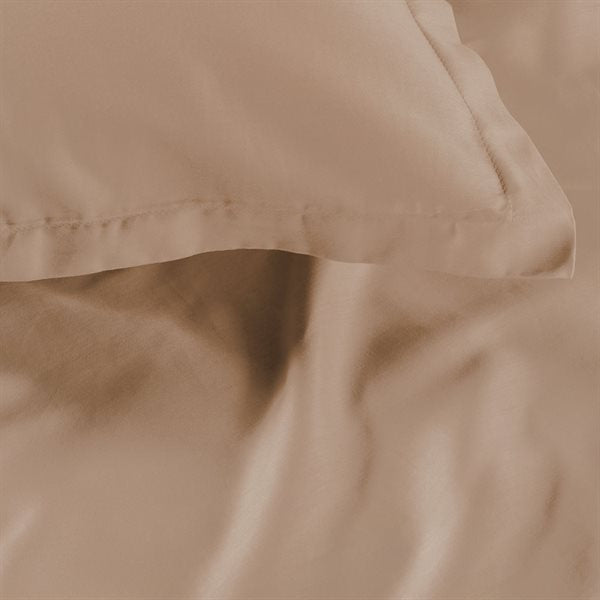 SMOOTHIES TAUPE DUVET COVER DOUBLE/QUEEN + 2 PILLOW SHAMS