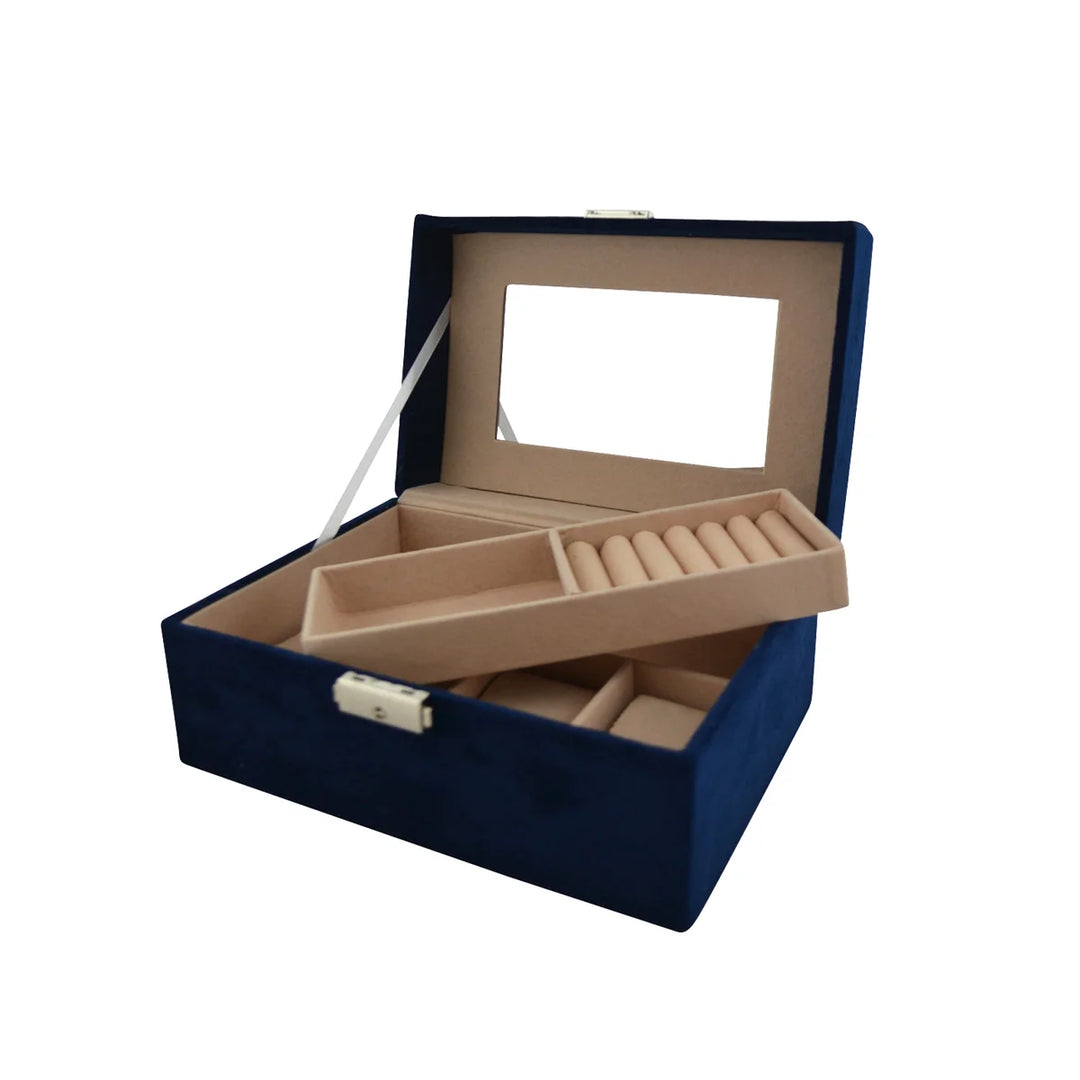 TEAL JEWELRY CASE 21X16X10.5