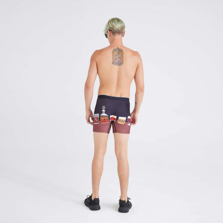 VOLT BREATHABLE MESH BOXER BRIEF 5" "TOP SHELF-BLACK"
