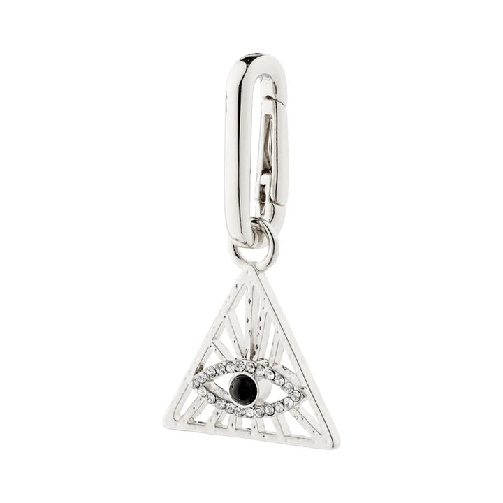 CHARM RECYCLED TRIANGLE PENDANT SILVER-PLATED