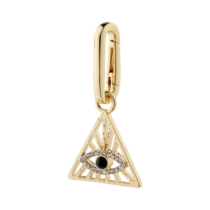 CHARM RECYCLED TRIANGLE PENDANT GOLD-PLATED