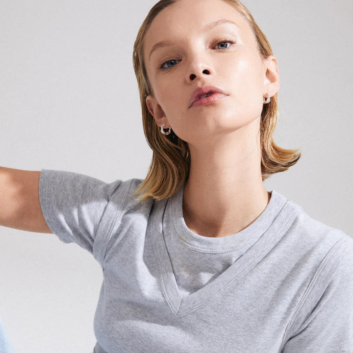 TRUST RECYCLED HOOP EARRINGS SILVER-PLATED