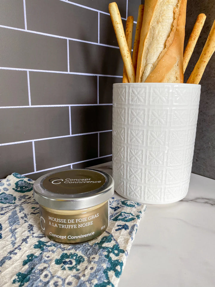 MOUSSE DE FOIE GRAS À LA TRUFFE NOIRE 80G