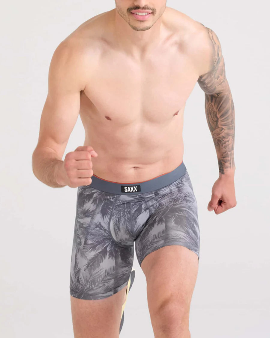 MULTI-SPORT MESH PERFORMANCE BOXER BRIEF 6" "VACATION VIBES-TURBULENCE"