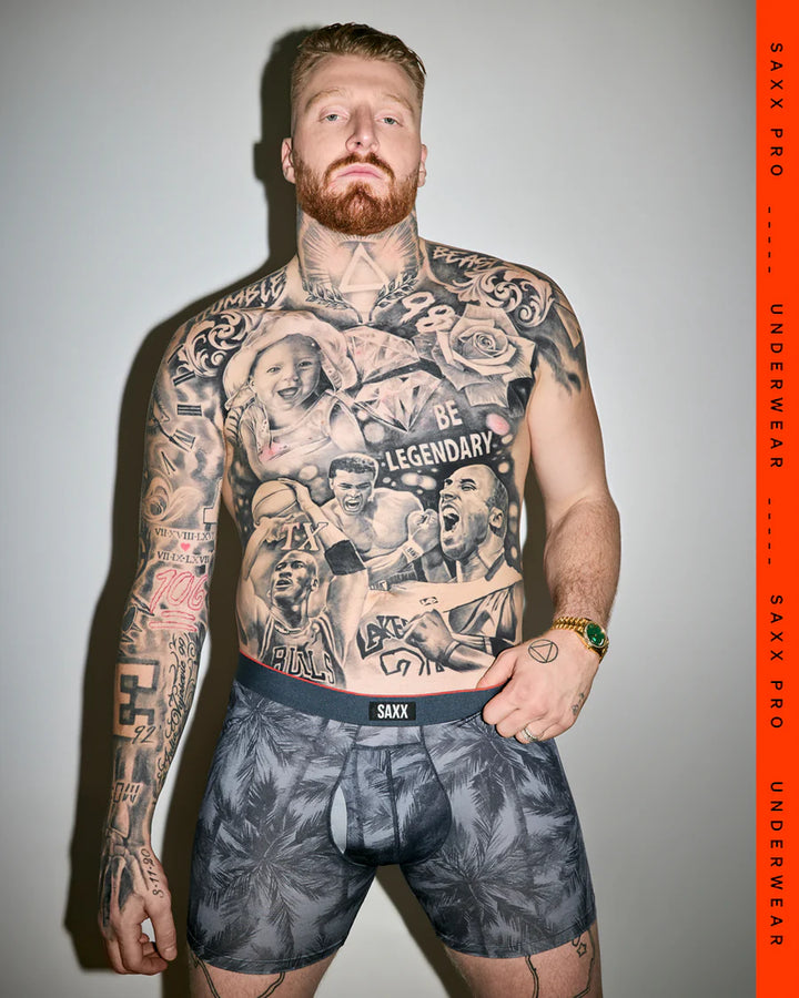 MULTI-SPORT MESH PERFORMANCE BOXER BRIEF 6" "VACATION VIBES-TURBULENCE"