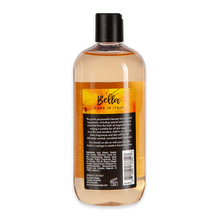 VIA MERCATO BELLA 500ML SHOWER GEL - LOQUAT, PEACH AND MANDARIN