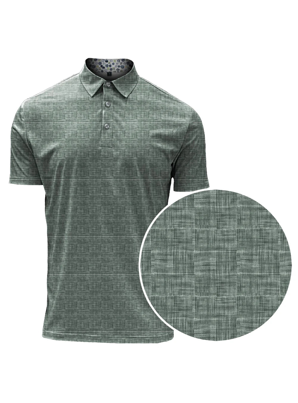 VICE - KNIT FLEX 4 WAY JERSEY POLO "MOUNTAIN"