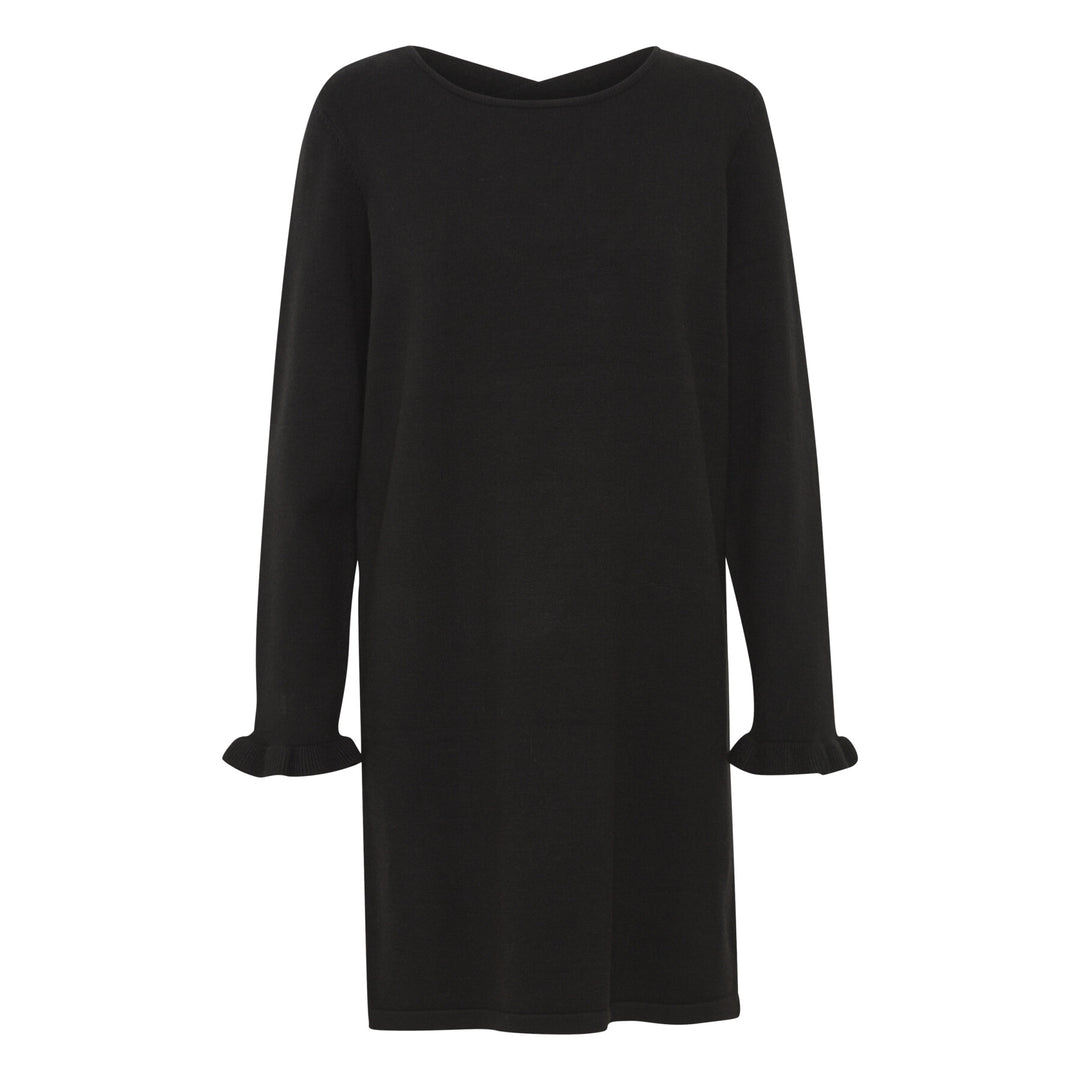 ICHI IHVIRELLE DRESS - BLACK