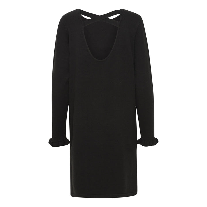 ICHI IHVIRELLE DRESS - BLACK