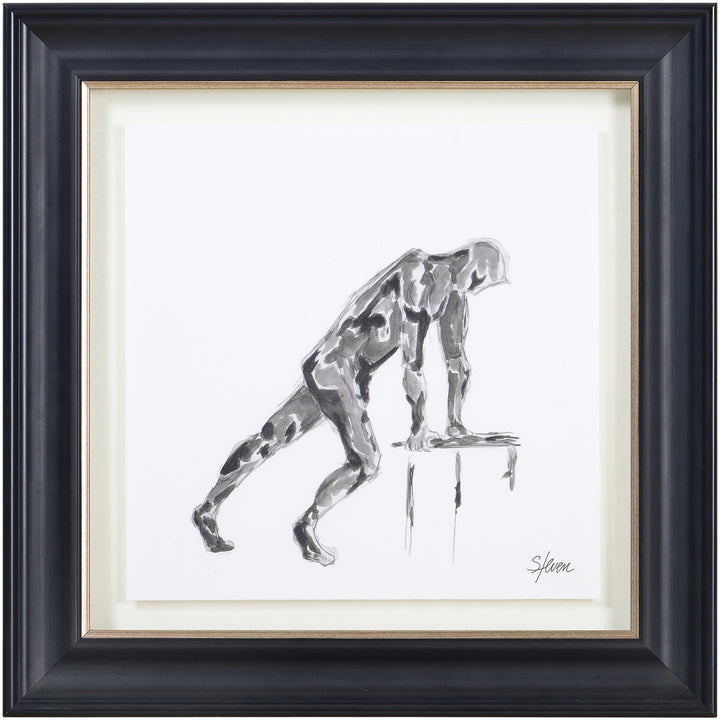 RENWIL STUDIO LINE - SKETCH SET OF 4 PAINTINGS