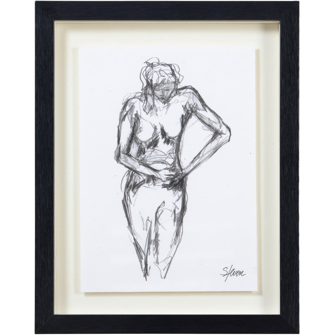 RENWIL STUDIO LINE - SKETCH SET OF 4 PAINTINGS