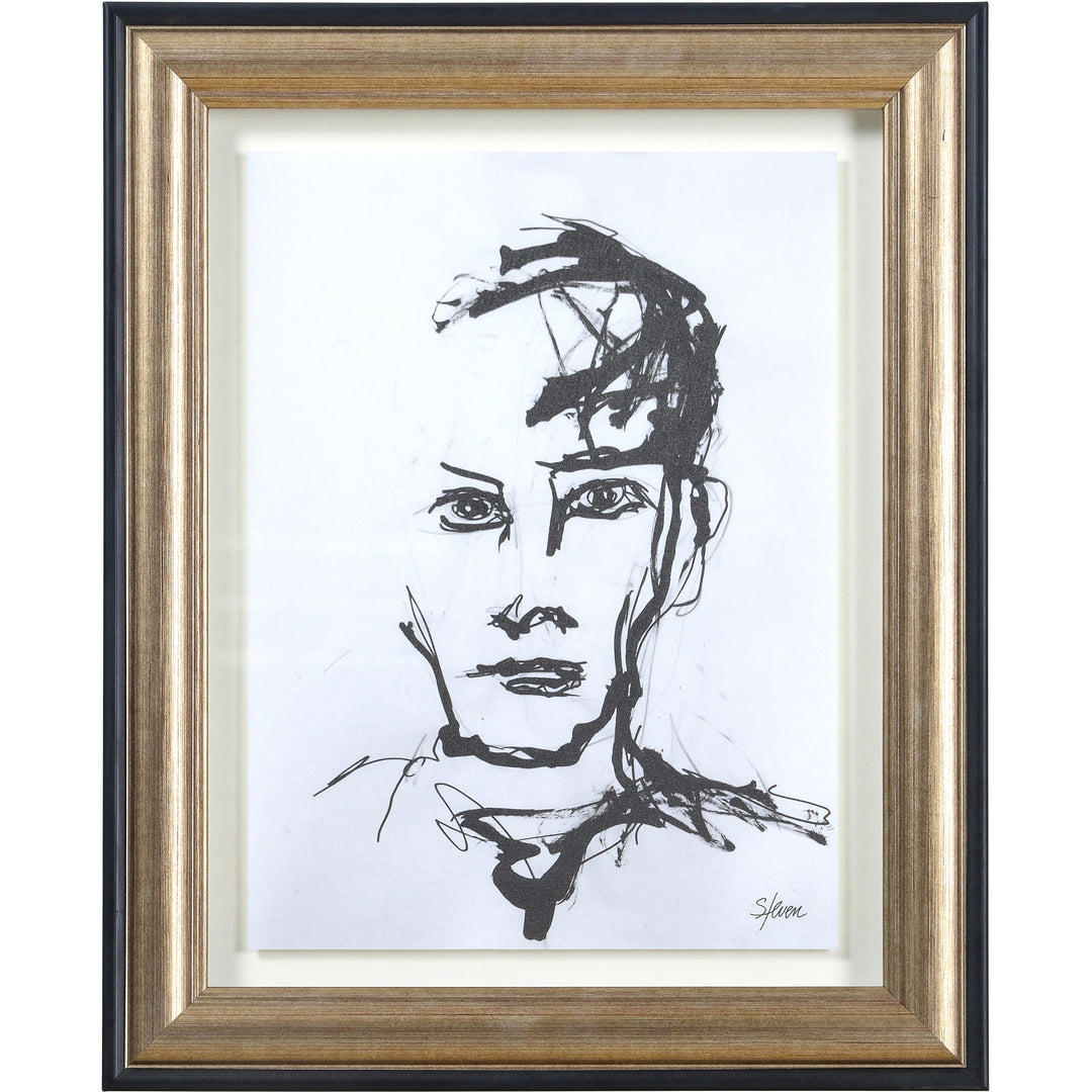 RENWIL STUDIO LINE - SKETCH SET OF 4 PAINTINGS