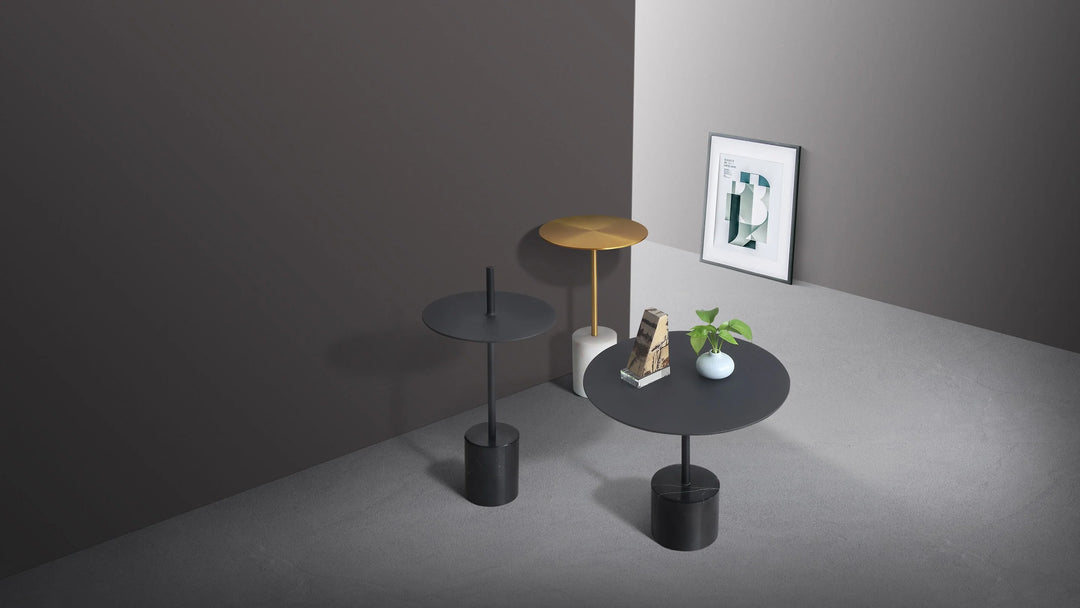 Mobital Circulo Medium End Table In White