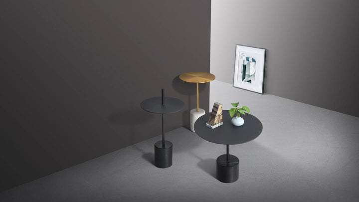Mobital Circulo Medium End Table In White