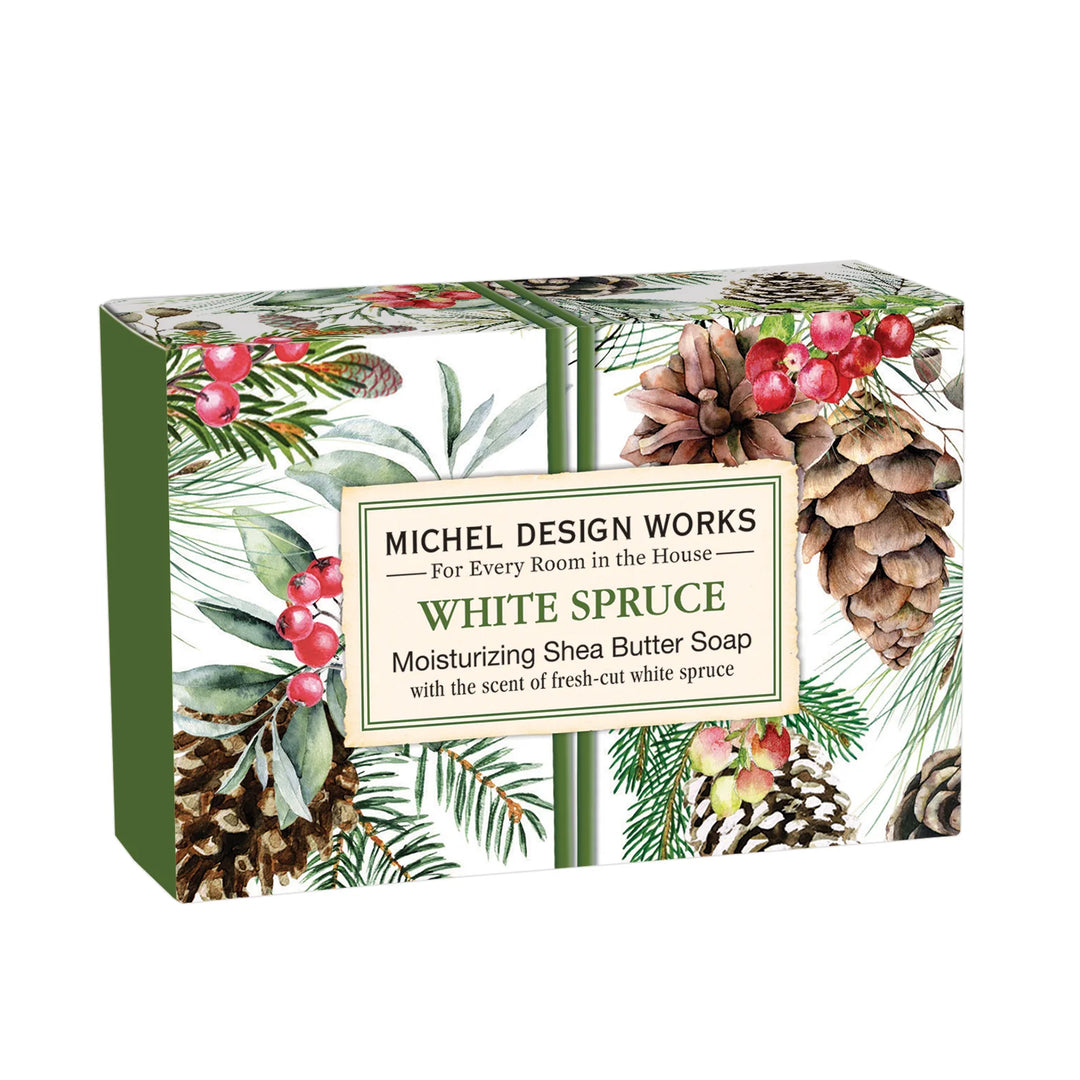 MICHEL DESIGN - WHITE SPRUCE 4.5 OZ BOXED SOAP