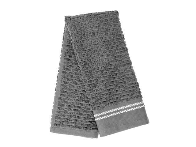 LUXURY STITCH HAND TOWEL COOL GRAY