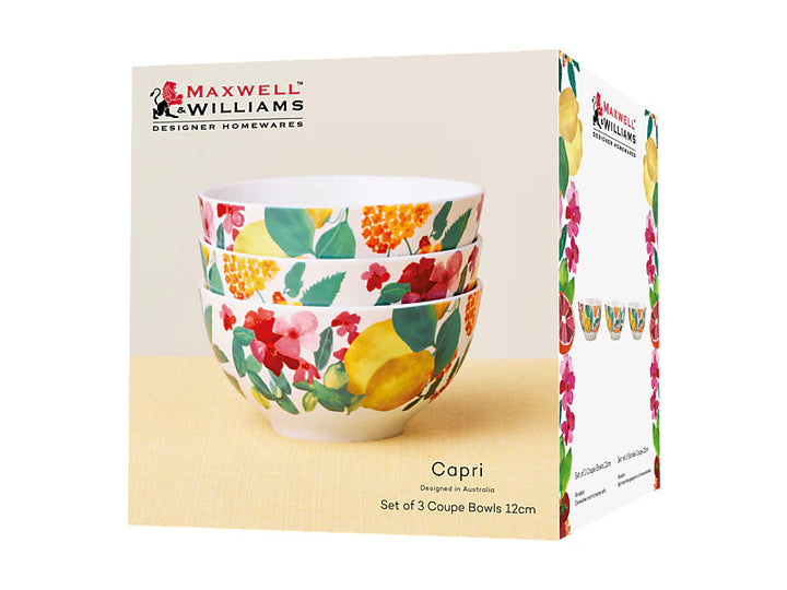 CAPRI COUPE BOWL 12CM - SET OF 3