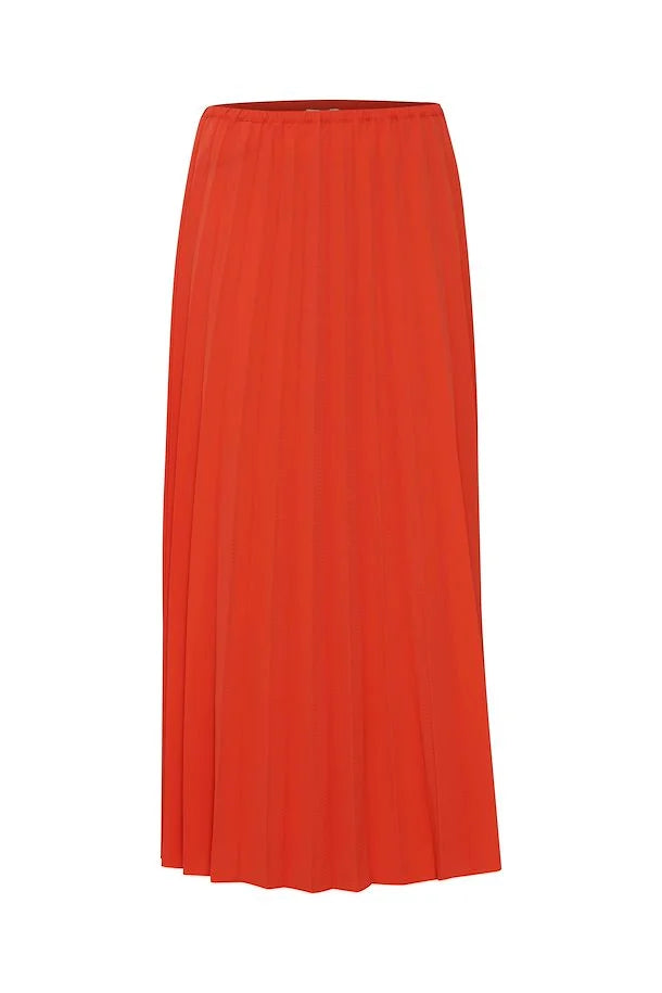 B.YOUNG BYDESON SKIRT - AURORA RED