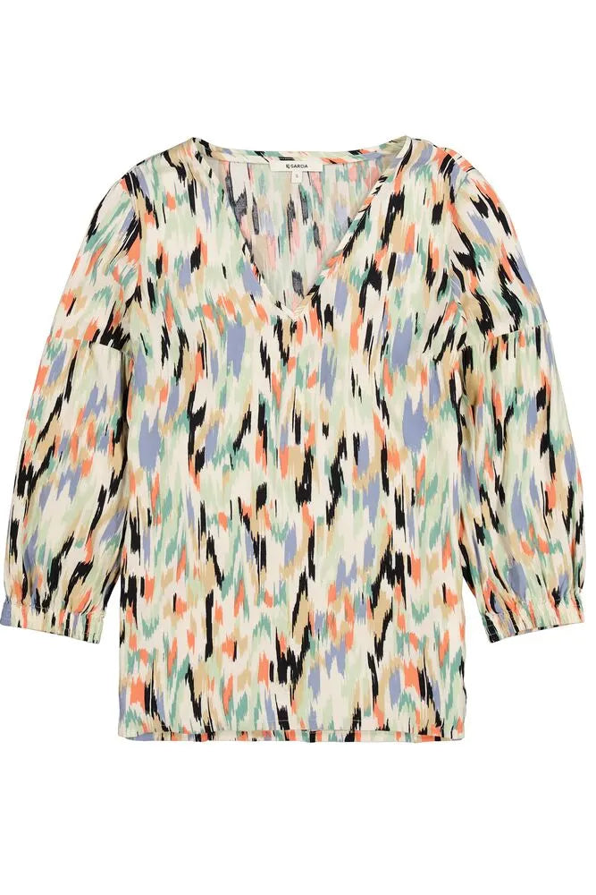 COLOURED BLOUSE
