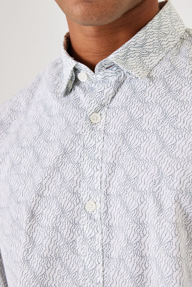 Garcia White Long Sleeves Dress Shirt